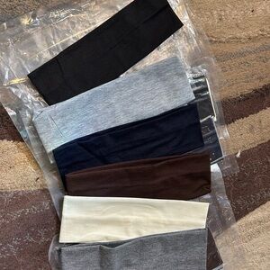 Set of Six Headbands in Neutral Tones